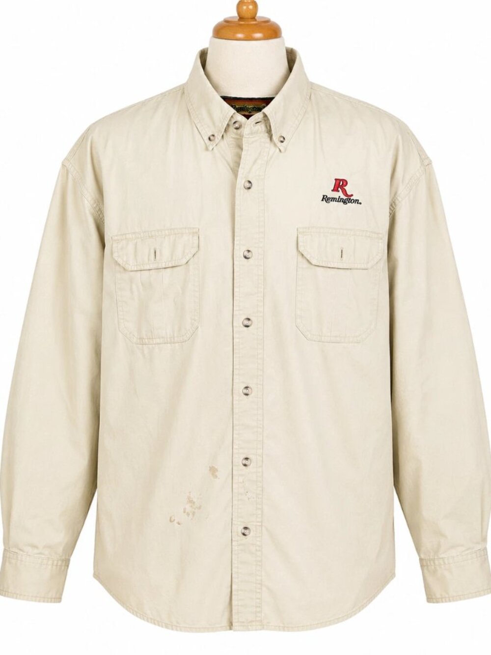 Vintage Remington Shirt Men's Large Utility Outdoor Rugged Workwear 90s Style